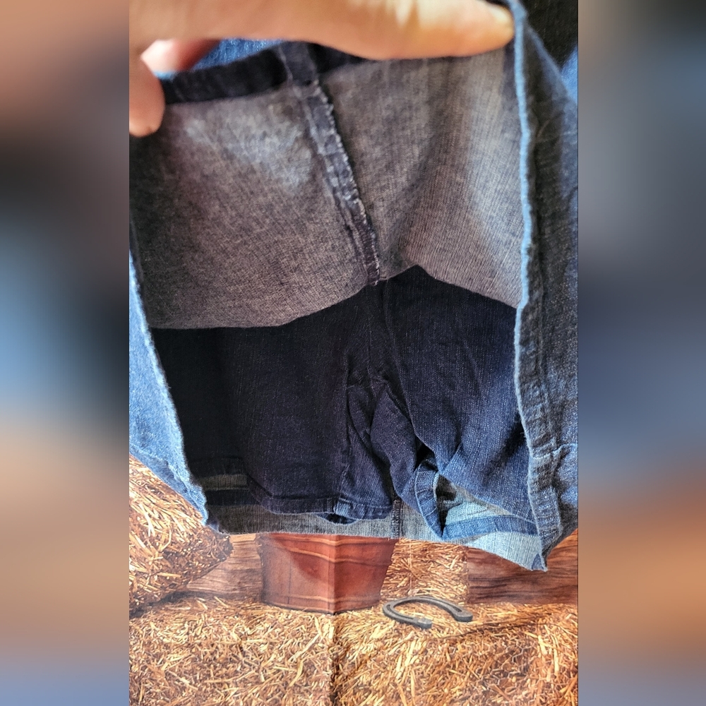 White Stag blue jean skort size 10 - Picture 5 of 5